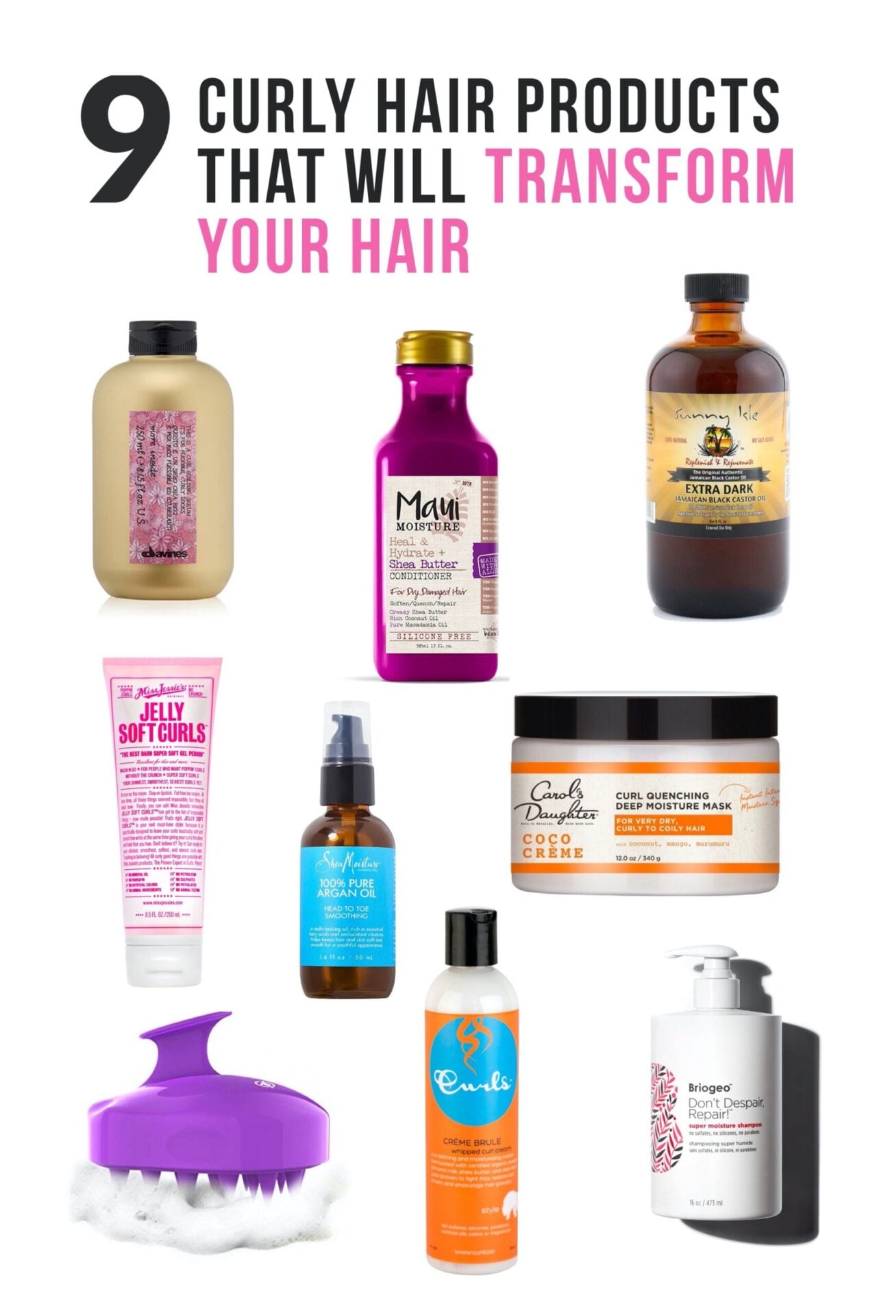 9 Curly Hair Products that will Transform your Hair - Days Inspired