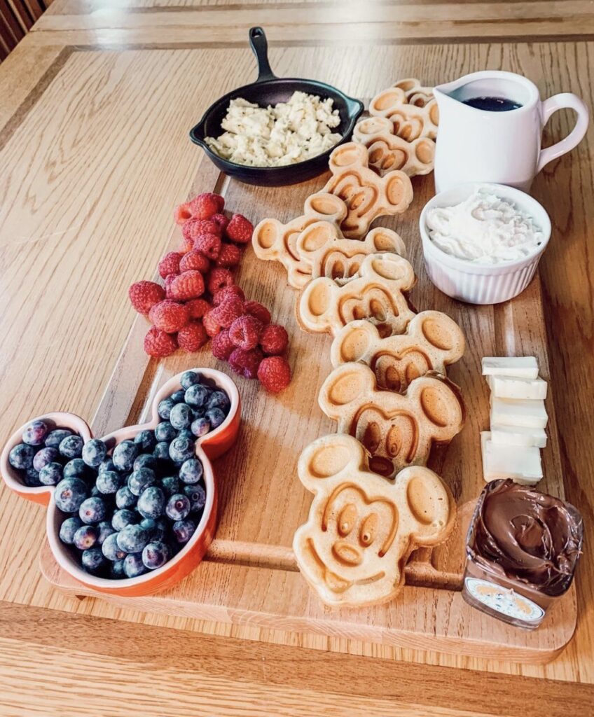 Mickey Mouse Pancake Breakfast Charcuterie
