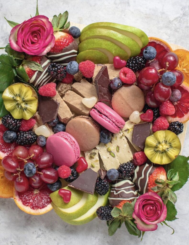 Romantic Fruit and Dessert Charcuterie