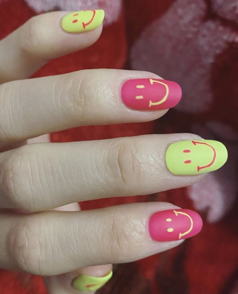21 Smiley Face Nails That Are Sure To Put A Smile On Your Face Too Days Inspired