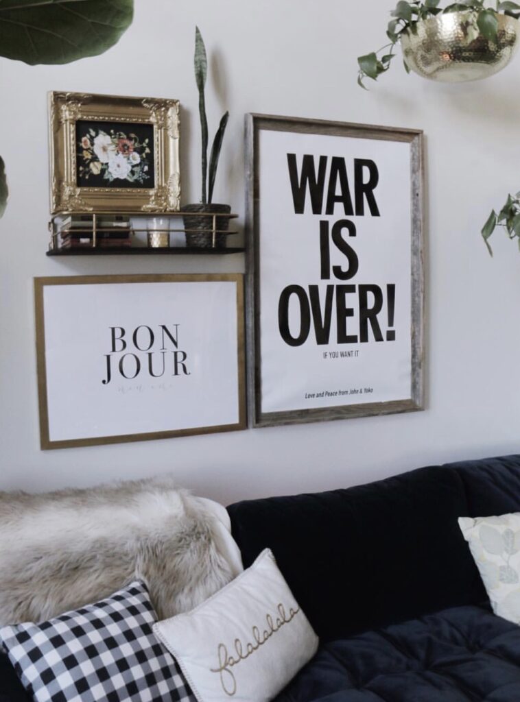 "War Is Over" Art