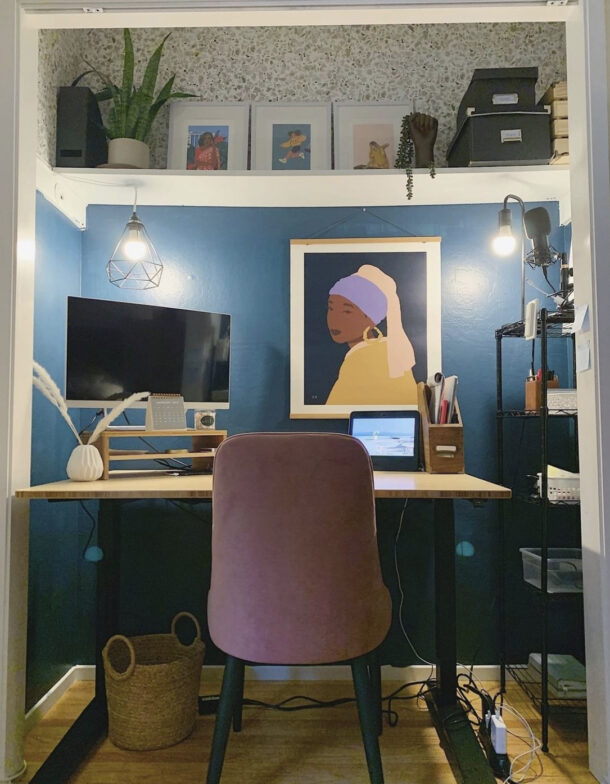 24 Cloffice Ideas To Turn Your Closet into A Home Office - Days Inspired