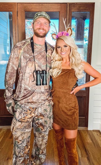 Hunter and Deer Couples Costume