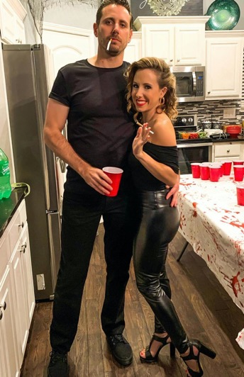 Danny and Sandy from Grease Couples Costume