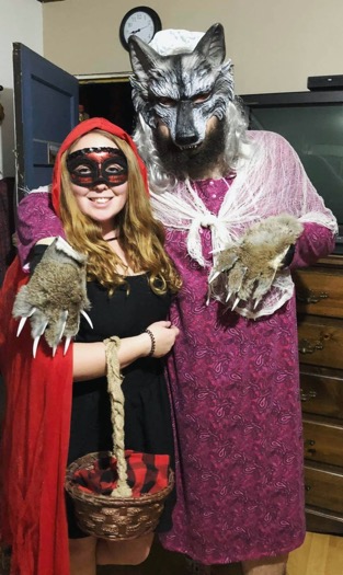 Little red Riding Hood and the Wolf Couples Costume