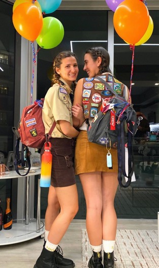 Girl Scout Brownies Couples Costume