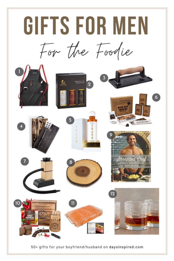 gift guide for the foodie man