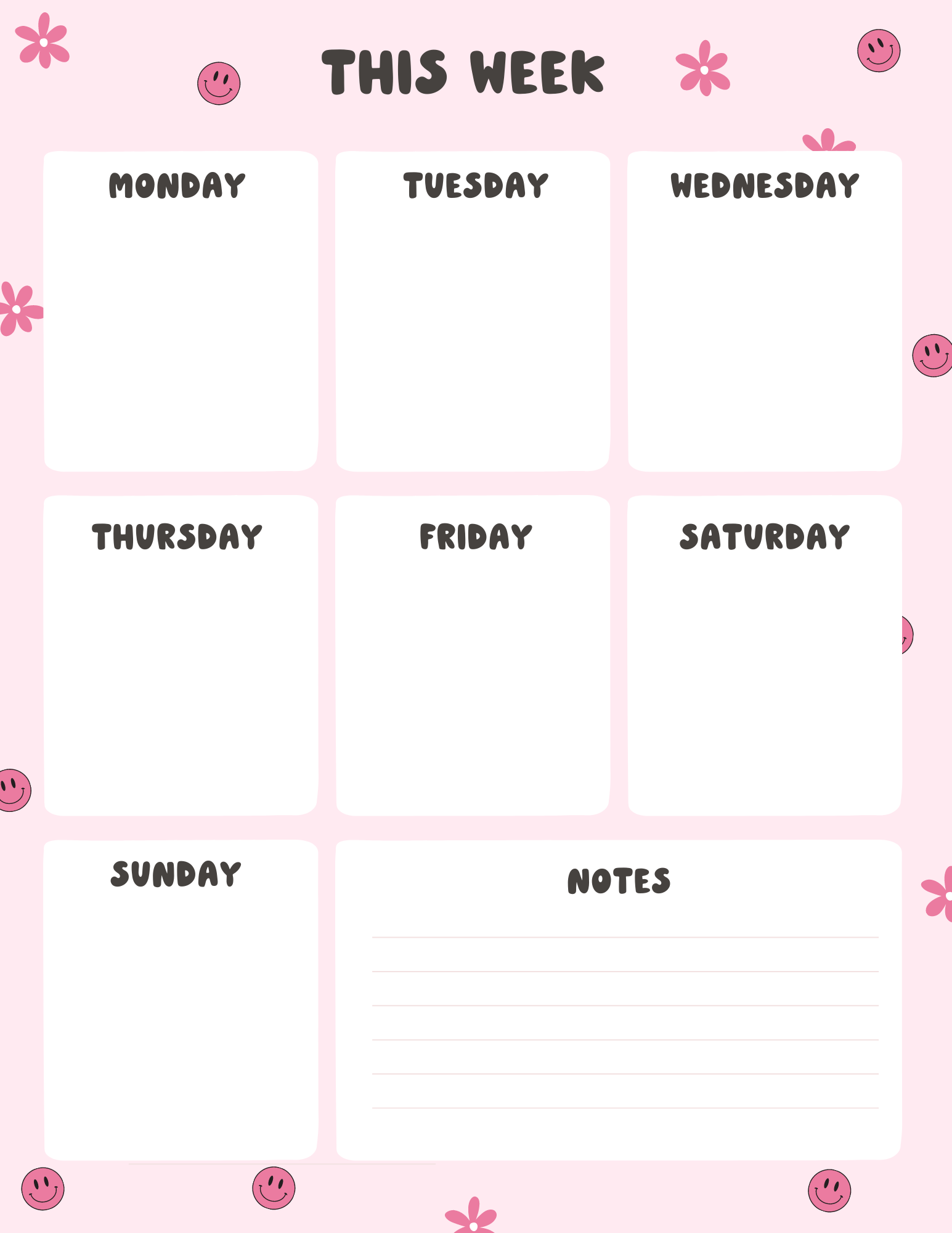 50 Free Planner Printables for Daily Planning, Weekly Planning , and ...