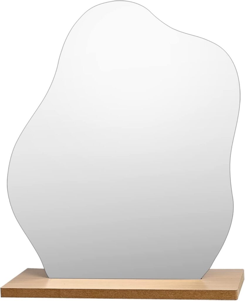 Small Blob Mirror with Stand