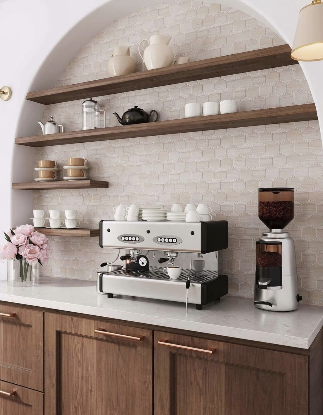 40+ Gorgeous Coffee Bar Decor Ideas - Days Inspired