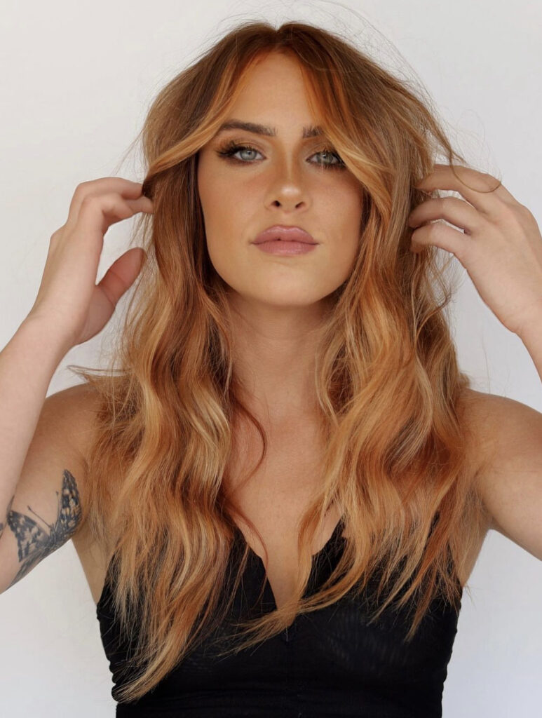 Light Vibrant Copper Hair
