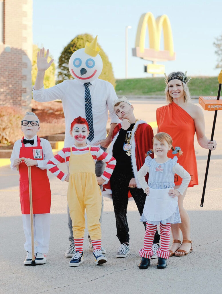 Fast Food Chains Family Costume