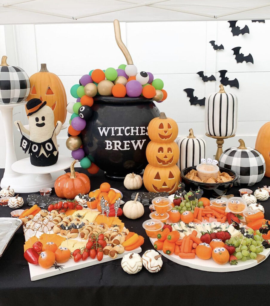 “Witches Brew” Snack Table