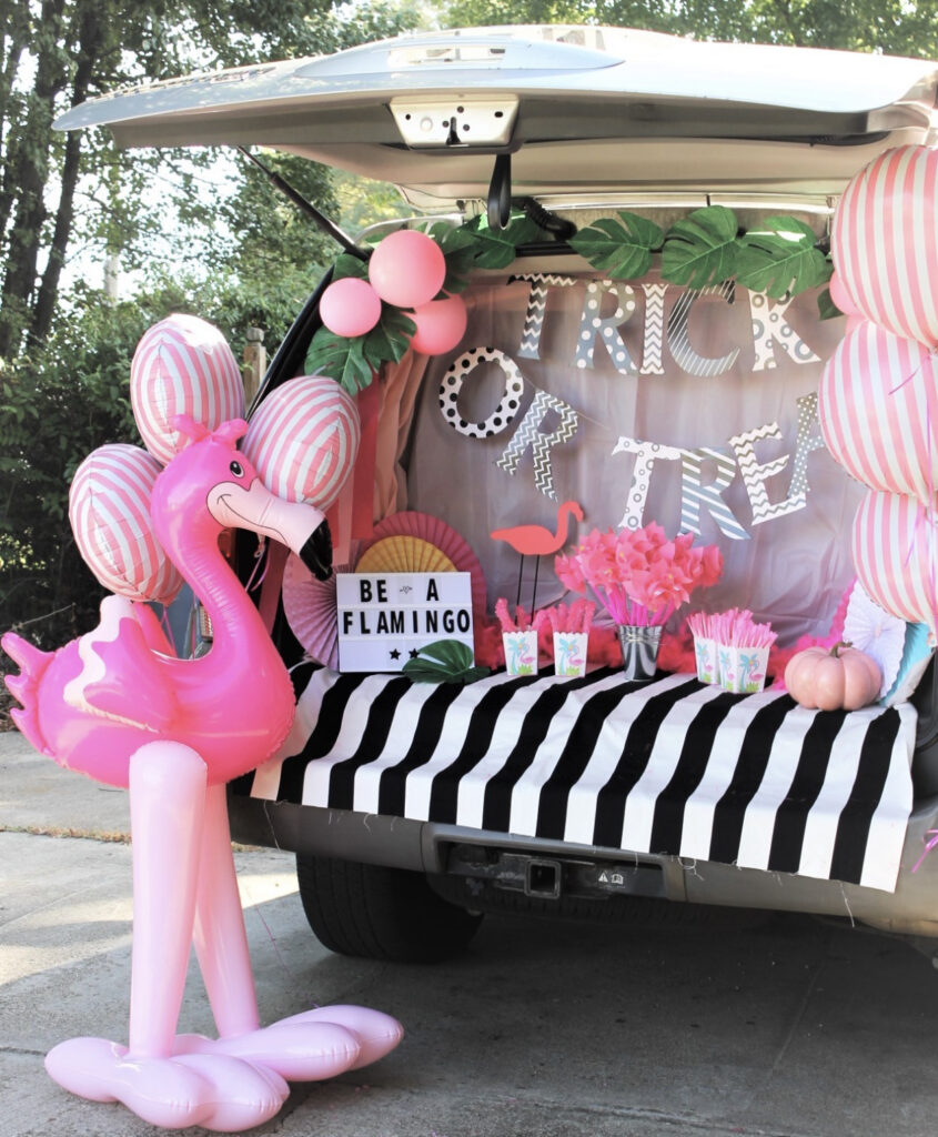 Trendy Beverly Hills Flamingo Trunk or Treat