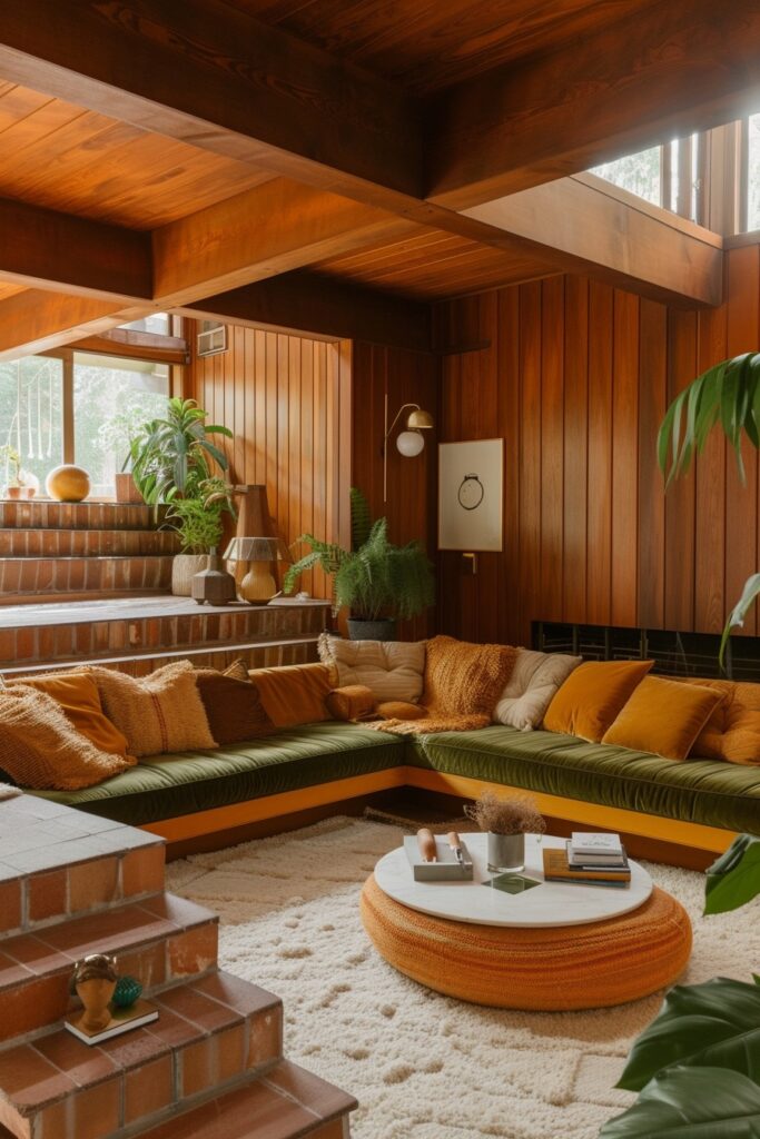 70+ Modern Takes on Classic '70s Living Room Aesthetics - Days Inspired