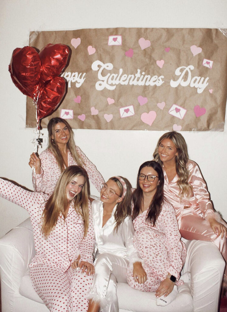 Galentine’s Day PJ Party & Manicure Night