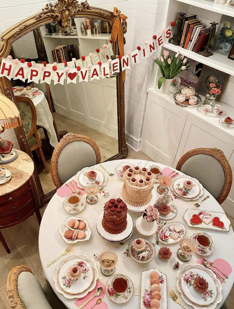 Coquette Themed Galentine’s Tea Party