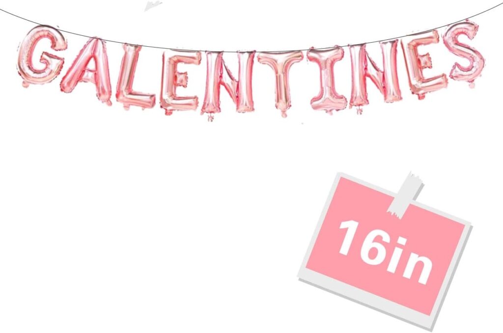 Galentine’s Letter Balloons