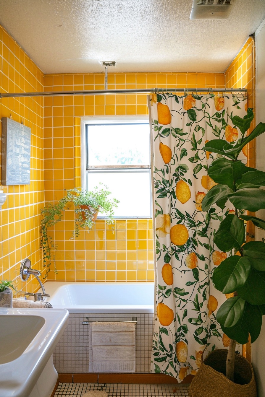 60+ Yellow Bathroom Ideas for a Lively & Vibrant Home - Days Inspired