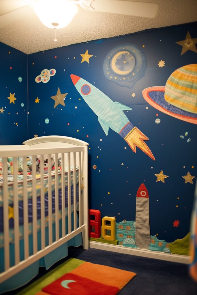 Outer Space Themed Nursery