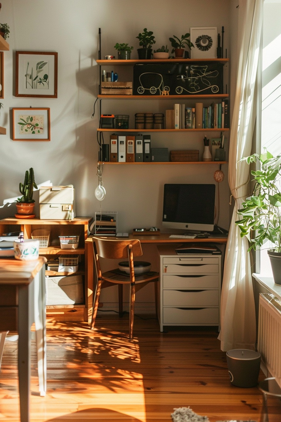 30 Genius Small Home Office Decorating Ideas for Big Productivity - Days Inspired