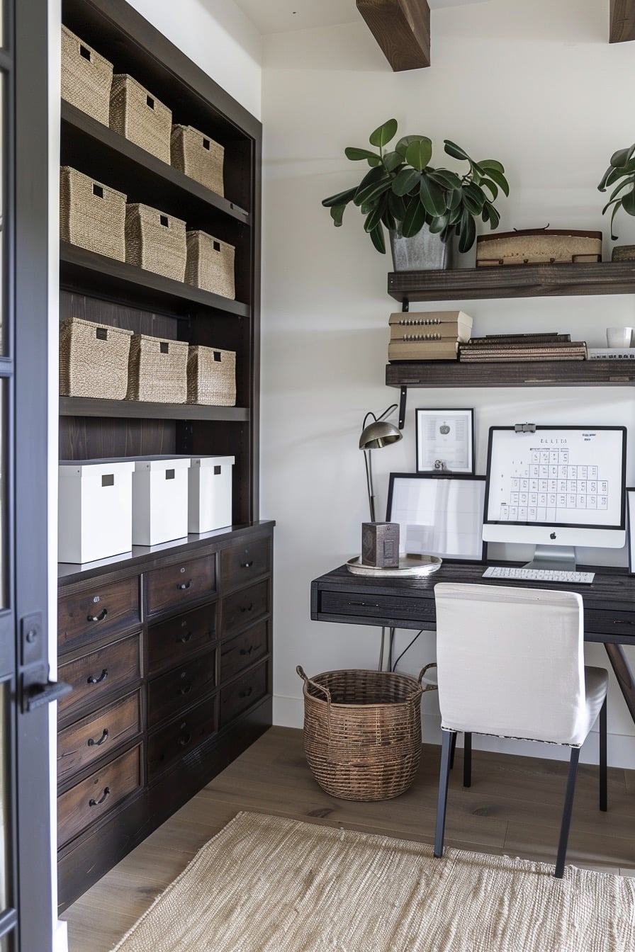 30 Genius Small Home Office Decorating Ideas for Big Productivity ...