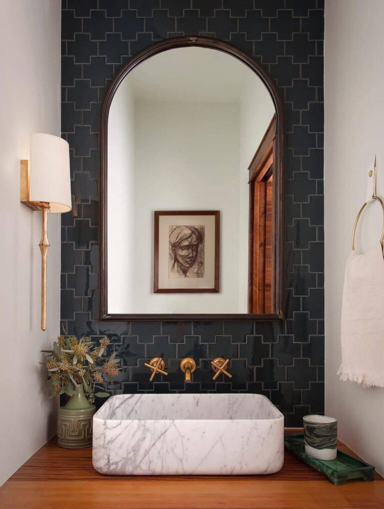 26 Chic Bathroom Accent Wall Ideas to Transform Your Space - Days Inspired